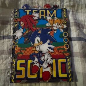 Sonic the Hedgehog Spiral Notebook - Blue and Red